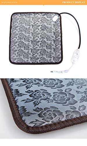 Beiniu Pet Heating Pad For Dogs, Animal Bed Warmer Waterproof House Heater Pet Warmer Blanket Mat With Durable Anti-Bite Tube Indoor For Puppies Dogs Cats Heated Floor Mat (17.7×17.7Inch) #TOP6