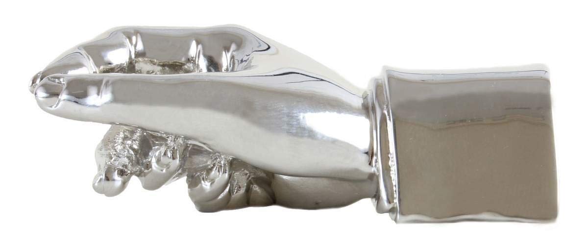 David Van Hagen Mens Paper Weight and Pen Holder - Silver