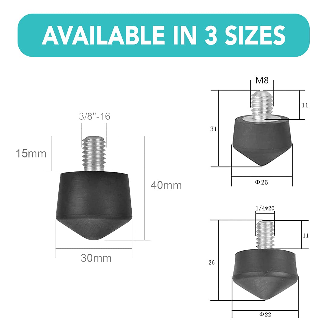 Amazon.com : Foto&Tech 3 Pieces Universal Anti Slip Rubber Tripod