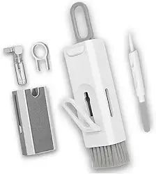 Escova de Limpeza Kit 8 em 1 para Teclado, Fone de Ouvido, Tela de Computador e Celular, Kit Multifuncional Limpador e Removedor de teclas, Ferramenta Completa para Limpeza Eletrônica