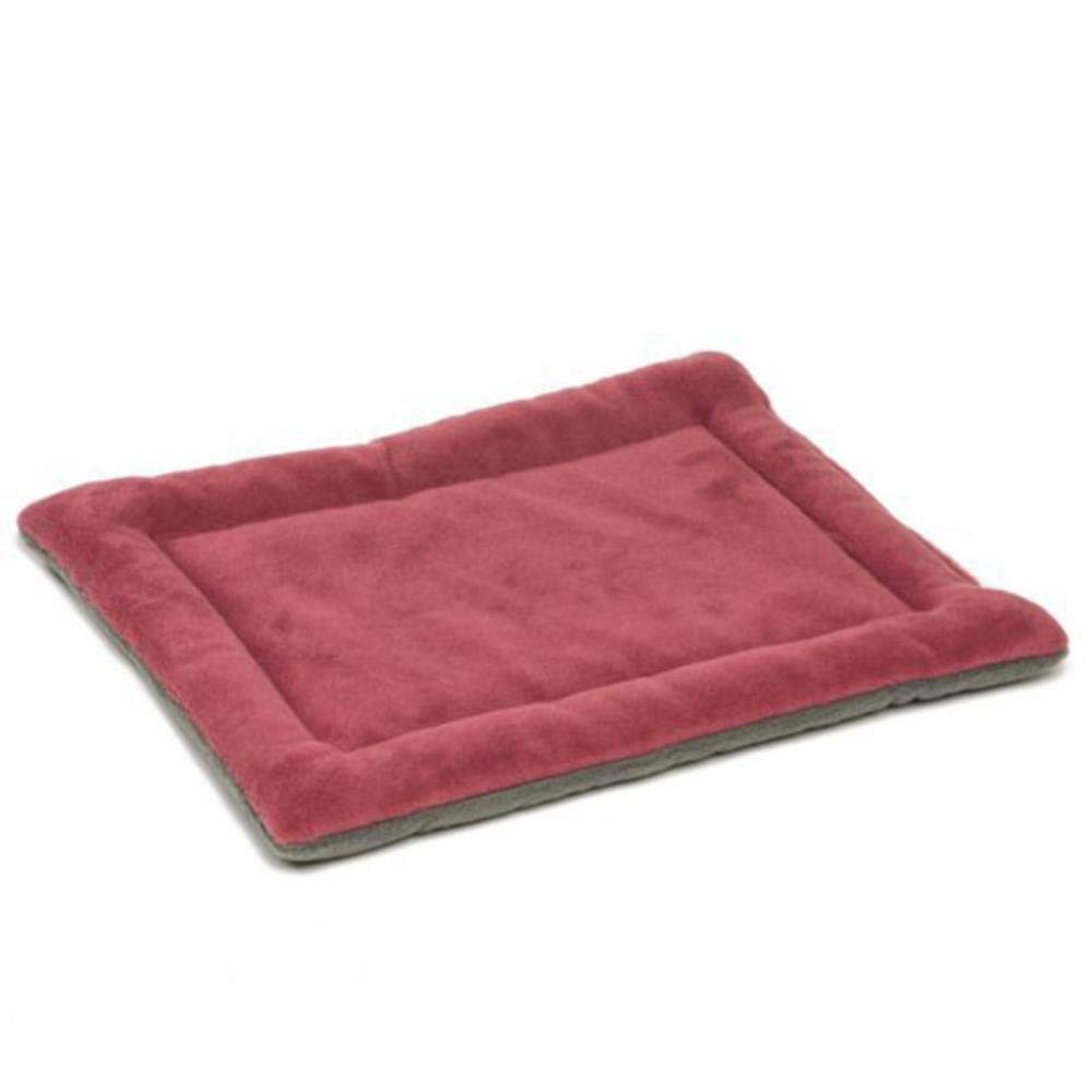 Mat lit de couchage pour chien et chat brun 104x71 cm : le matelas d'hiver épais et confortable