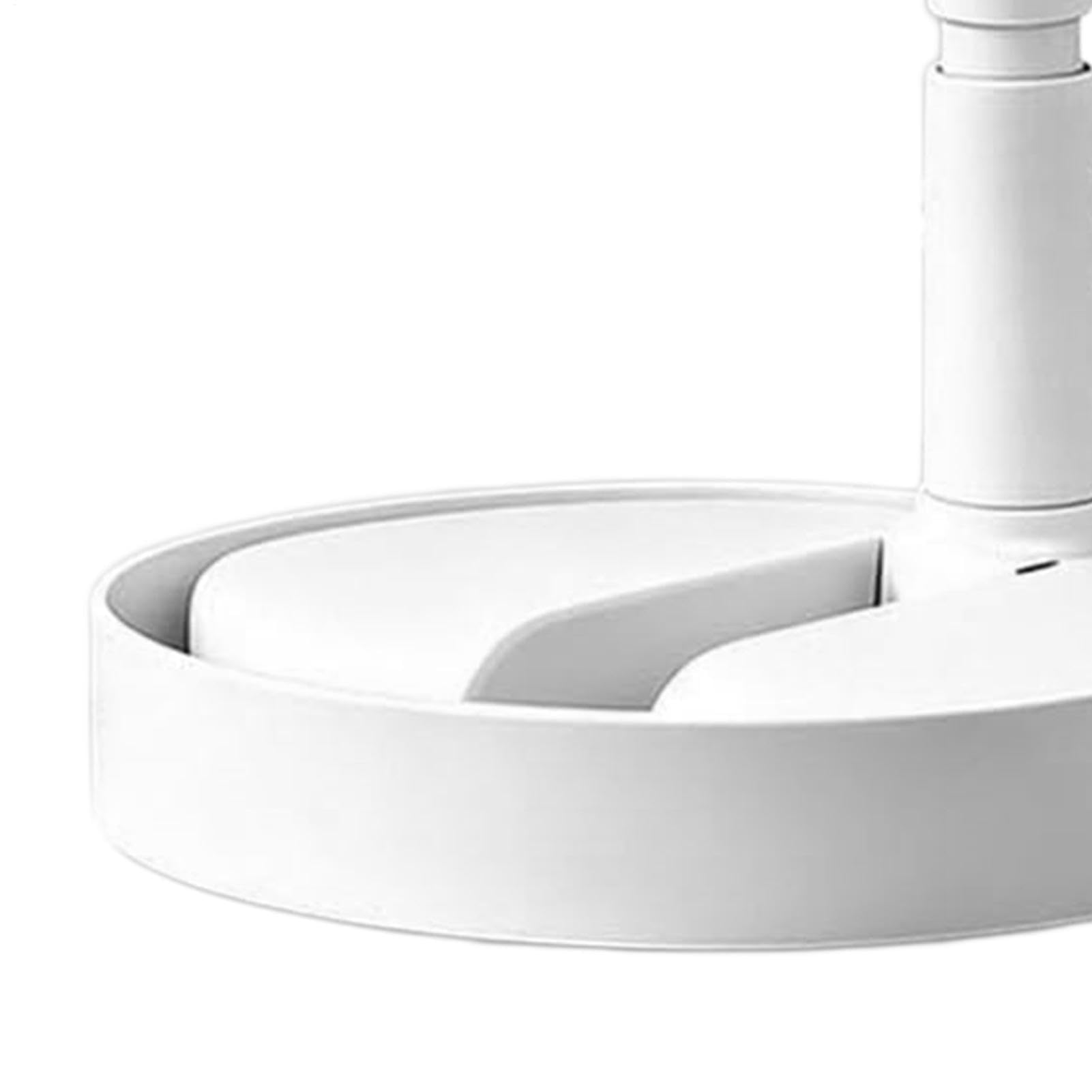 Ventilatore oscillante portatile da 7200 mAh, pieghevole, 4 velocità, per casa, ufficio, campeggio, dormitorio, ventilatore da tavolo regolabile per interni ed esterni
