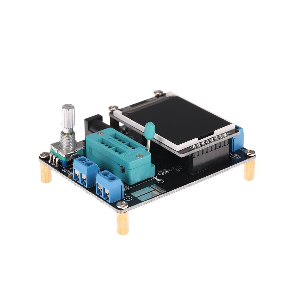 Multifunktionale LCD GM328A Transistor Tester Diodenkapazität ESR Spannung Frequenz Meter PWM Rechtecksignalgenerator SMT Löten