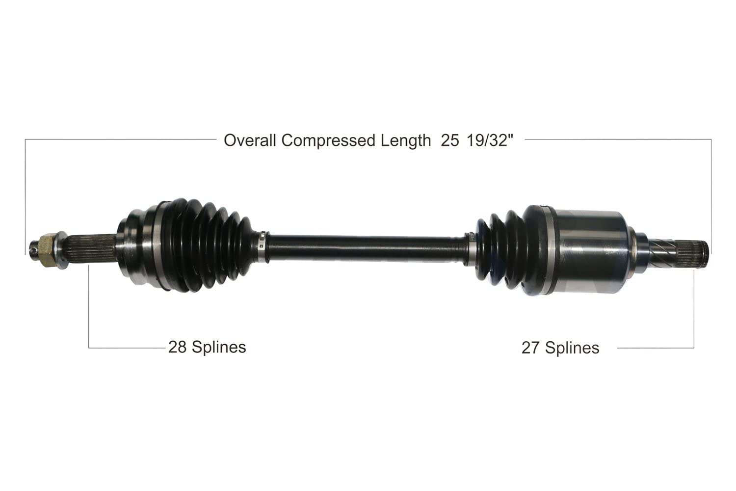 Amazon.com: TrakMotive MI-8213 CV Axle Shaft : Automotive