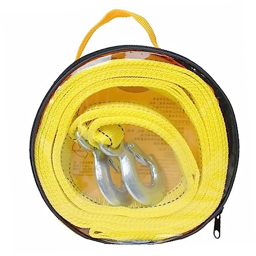 PRETYZOOM 1Pc Durable Car Trailer Tow Rope Double Thickened Nylon Winch Rope Capacity for Outdoor Kits and Vehicle