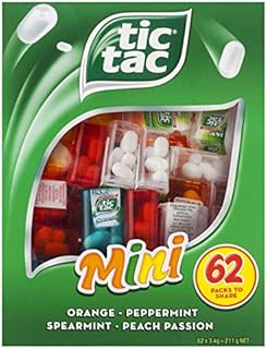Tic Tac Spender Box with 62 Mini Packs to share | Made in and Imported from Australia in Eco Friendly Packaging Crafted By Delia Creations.
