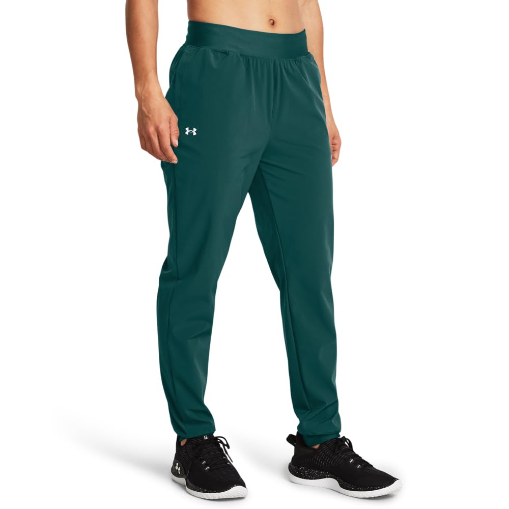 Under Armour Women's (449) Hydro Teal / / White Underarmour'sarmoursportwovenpants