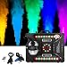 1500W Vertical Fog Machine with CO2 Jet Effect Sprays Upward, Downward & Horizontally RGB LED Smoke Machine DMX Remote Control for Club Stage Wedding Events