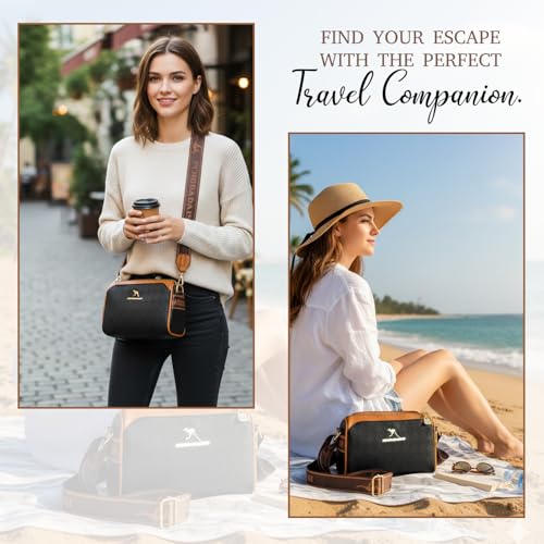 Image of Storite Women's Crossbody Sling Bag Travel Office One Side Shoulder Bag