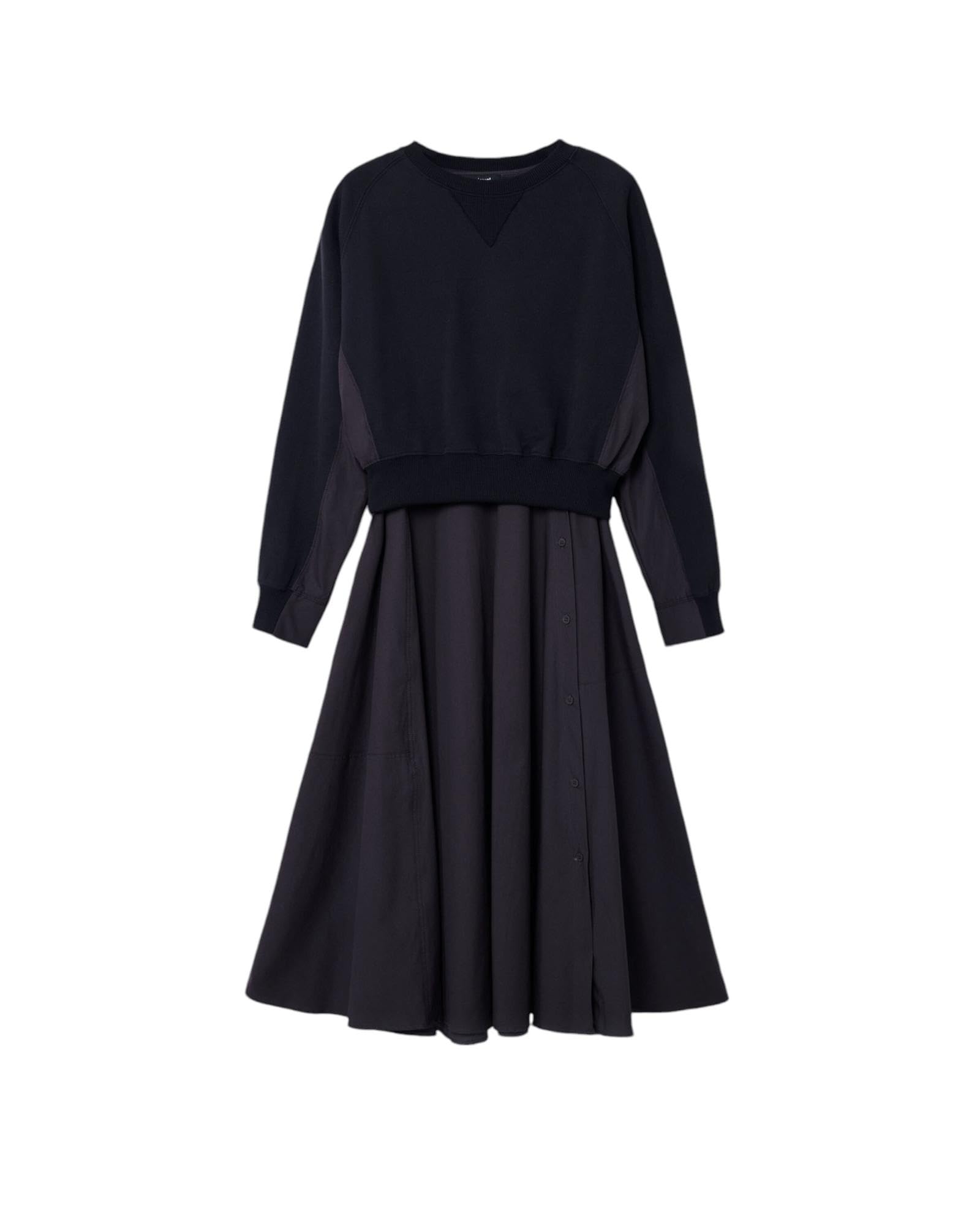 Desigual Womens Woman Woven Dress Long Sleeve