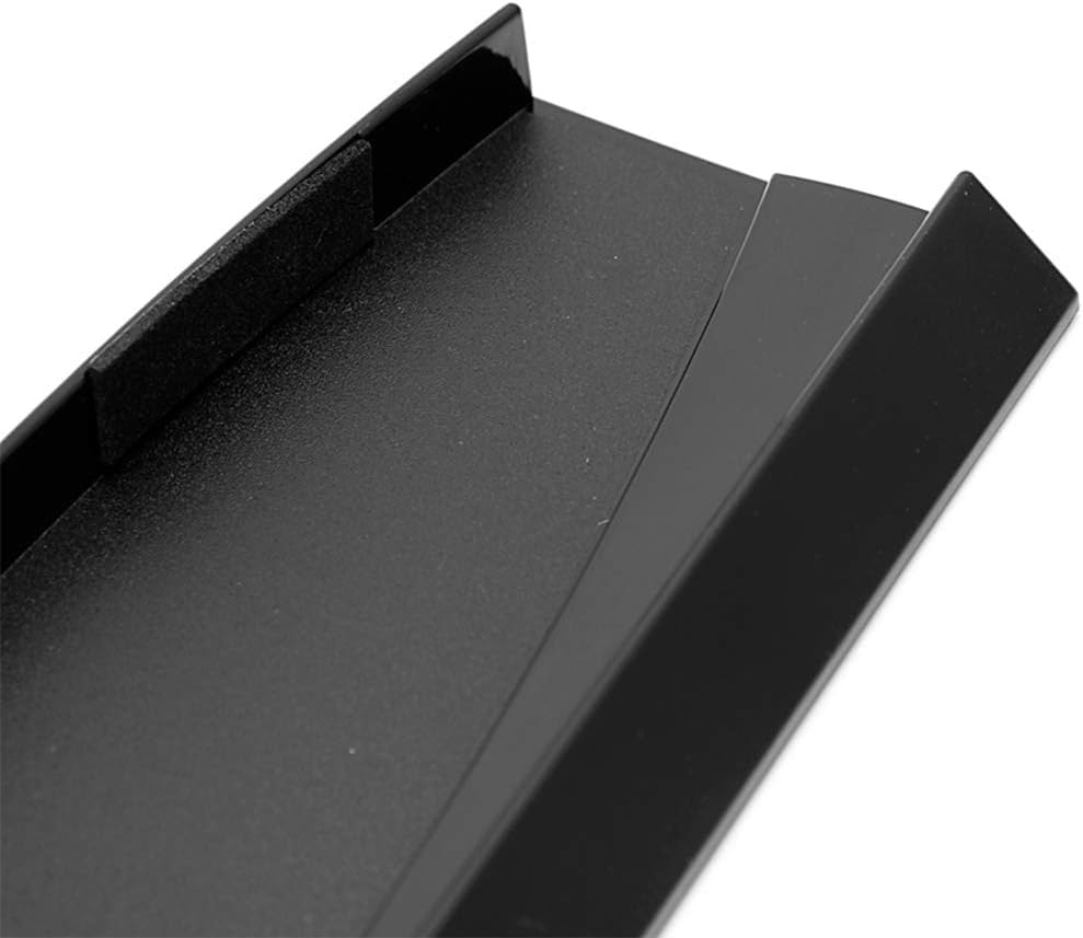 Retrogame Soporte base vertical, soporte vertical negro para PS3 Slim Playstation 3 Stand Holder Hold Dock Base