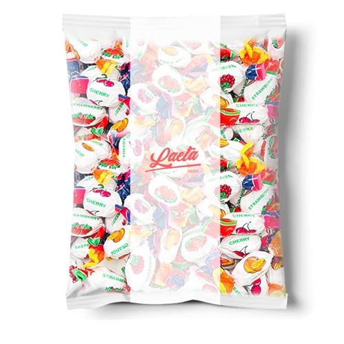 Laetafood Assorted Fruit Filled Hard Candy, Individually Wrapped (1 Pound Bag) #TOP1