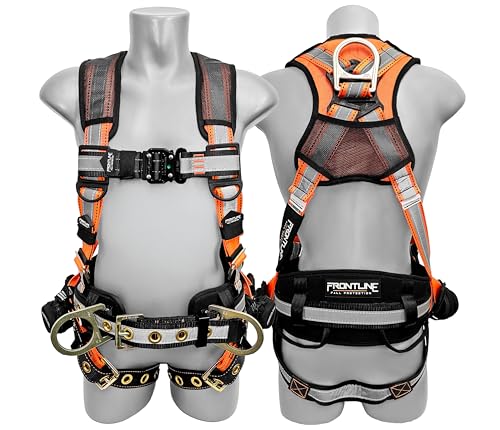 Image of FRONTLINE FALL PROTECTION Harnesses + D-Ring+ Multiple Styles + OSHA and ANSI compliant
