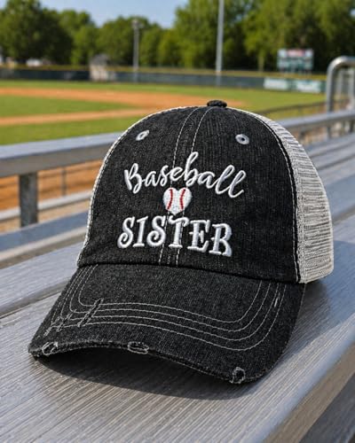 Gorra Baseball Sister para Mujer y Niñas Dark Grey miniatura 3