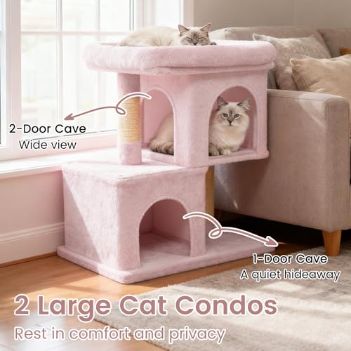 Árbol para Gatos Pequeño Tangkula 25.5 in Torre con Rascadores miniatura 3