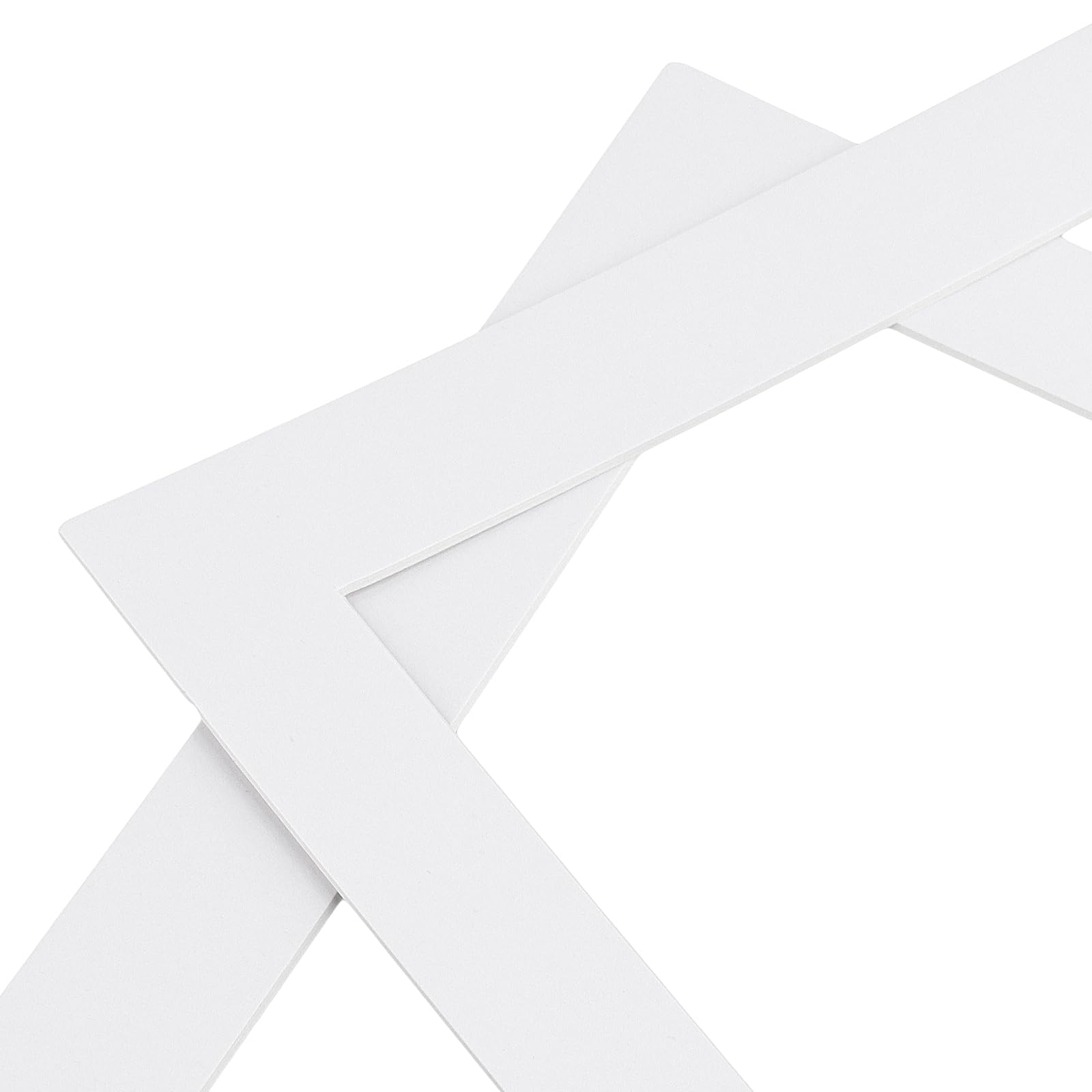 40 Pezzi Dimensioni Esterne 21 x 29,7 cm Bianco passepartout cartoncino, Cornice Quadrata Formato A4, passepartout per Foto, presentazioni artistiche