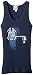 MLB New York Yankees Women's Authentic Collection Change Up Sleeveless Tank Top, Navy