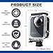 Waterproof Case for Gopro Max Action Camera, Underwater Diving Protective Housing 30M with Bracket Accessories