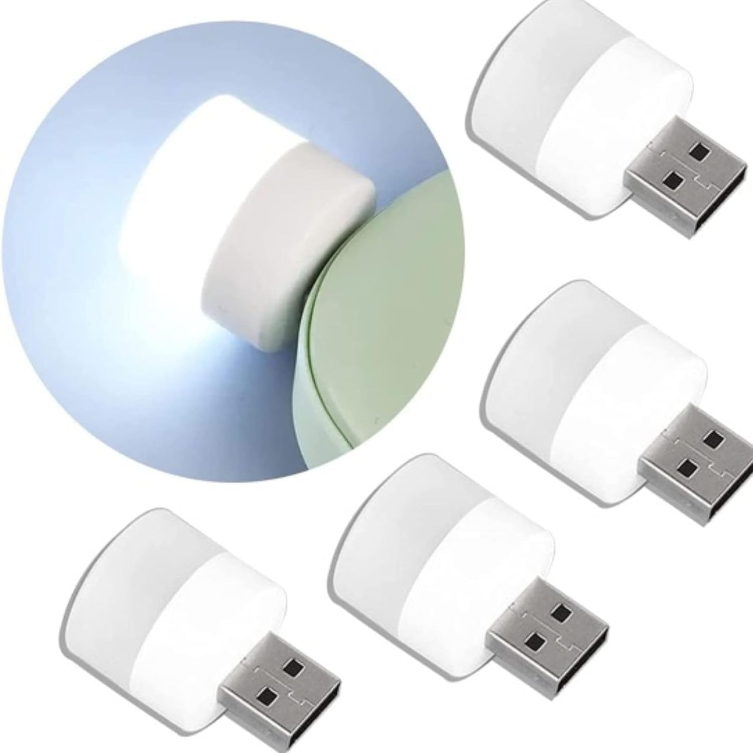 Mini USB LED Light Portable Plug in Lamp for Laptop Power Bank (8Psc)-image-44
