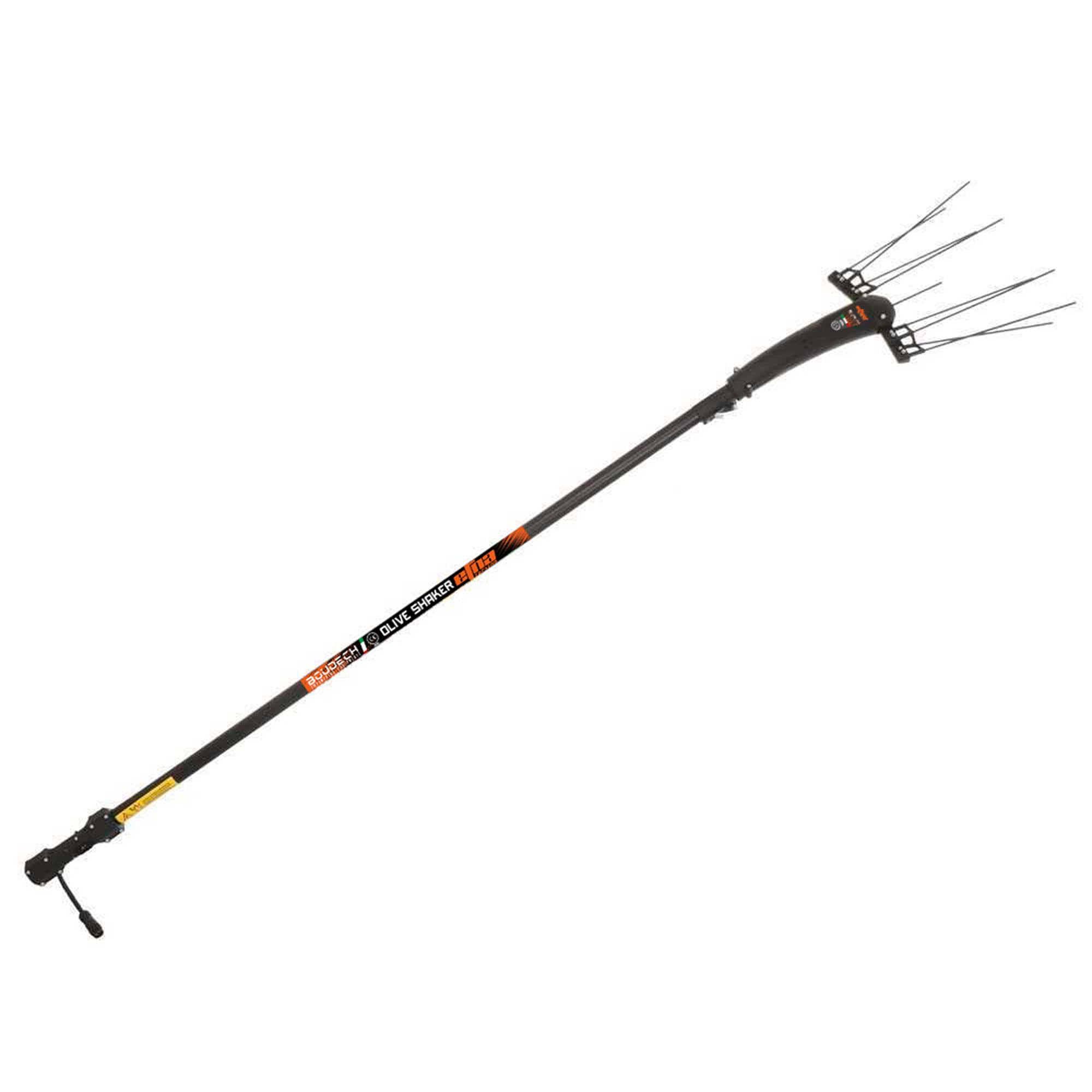 BOUDECH Etna Tremor 330 – Vareador eléctrico a batería 12 V agitador para aceitunas 370 W 1110 BPM con barra telescópica 330 cm