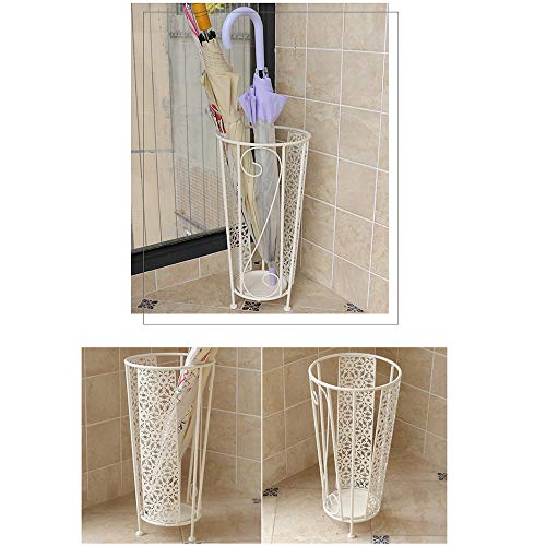 Porte-parapluie de conception creuse moderne anti-gouttes pour sol sec