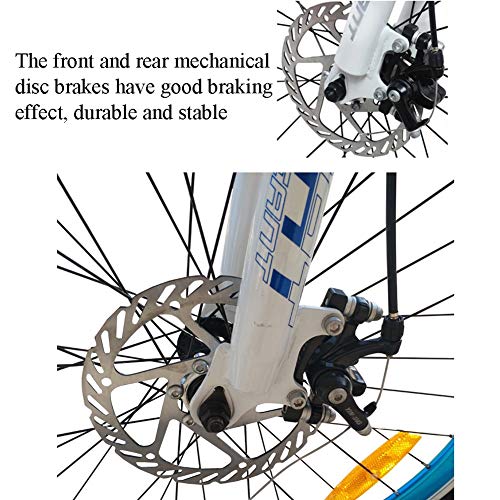 LILIS Mountainbike Mountainbike Erwachsene Folding Fahrrad-Straßen Männer MTB Fahrrad 24 Geschwindigkeit 26 Zoll-Räder for Damen (Color : Blue, Size : 26in) – Bild 6
