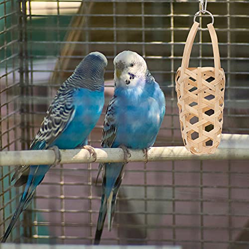 iplusmile Vogel Accessoire 2 STKS Vogel Papegaai Foerageren Mand Pet Kip Foerageren Kleine Mand - Afbeelding 7