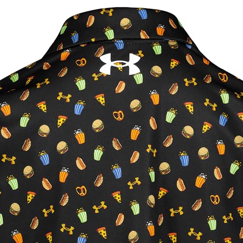 Image of Under Armour Boys' Matchplay Short Sleeve Golf Polo, Lightweight Performance Stretch, Logo Detailing