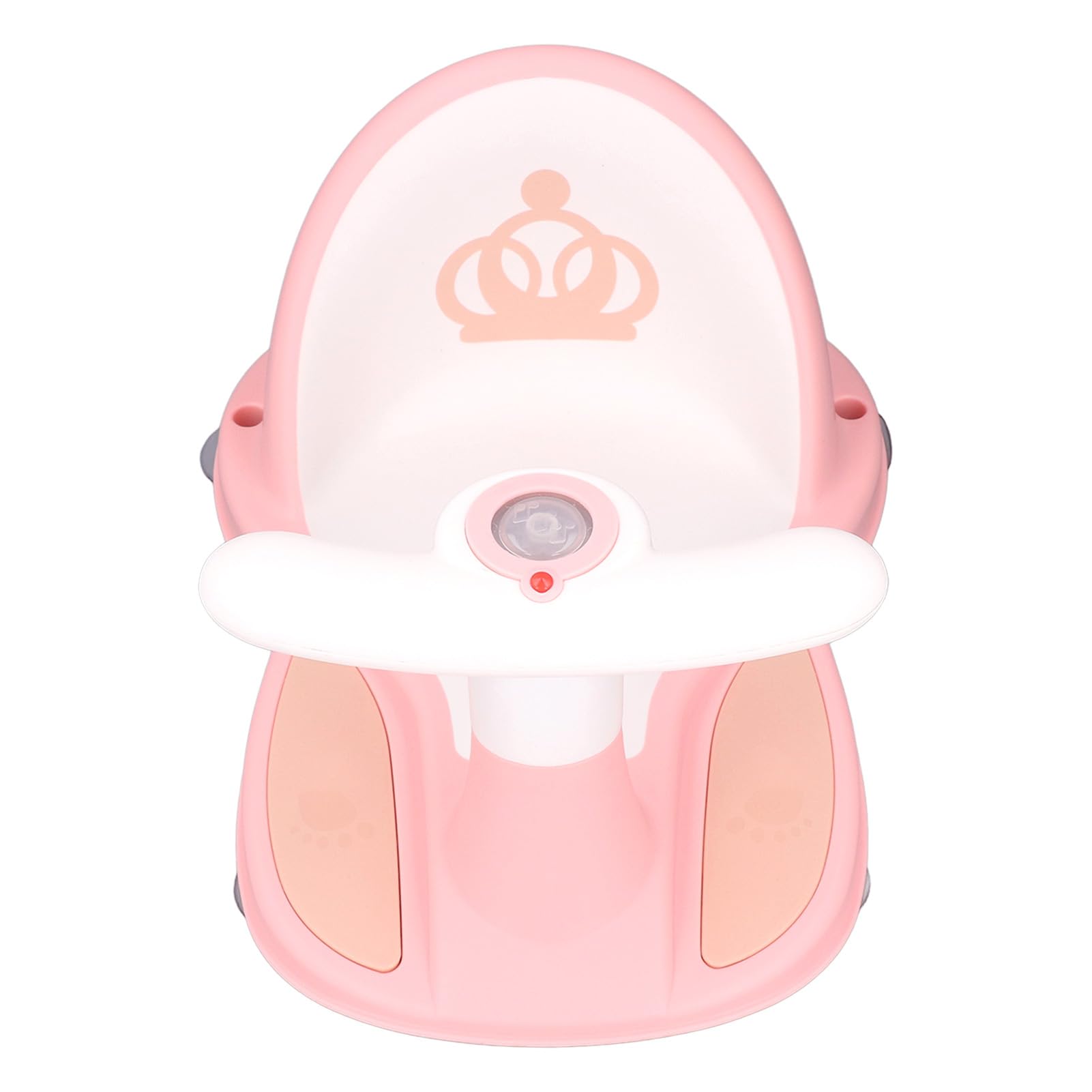 Baby-Badesitz, Rutschfest, Niedlich, Badewanne, für Mädchen, Jungen, Neugeborene, Kleinkinder, Stuhl für Baby-Badezimmer, Sicherheits-Rückenlehne (PINK), #211