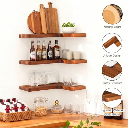Floating-Corner-Shelves-Wall-Shelf-Set-of-3-Shelves-for-Wall-Storage-Solid-Wood-Shelves-for-Storage-Wall-Mount-Wooden-Display-Shelf-for-Bathroom-Bedroom-Kitchen-Garage-Acacia-3pcs