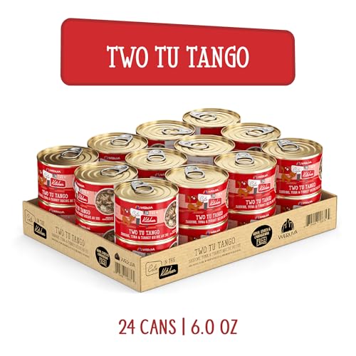 Image of Weruva Cats in The Kitchen, Two Tu Tango with Sardine, Tuna & Turkey Au Jus Cat Food, 6oz Can (Pack of 24)