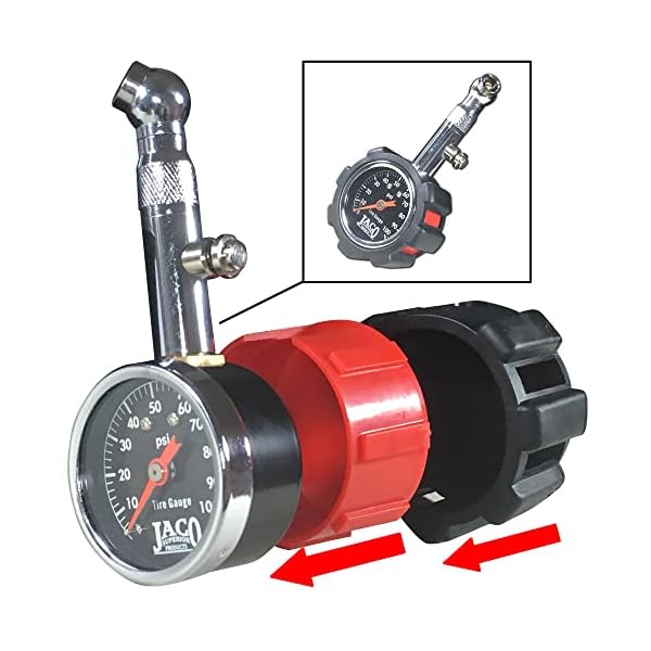 JACO Deluxe Tire Pressure Gauge TireGrades