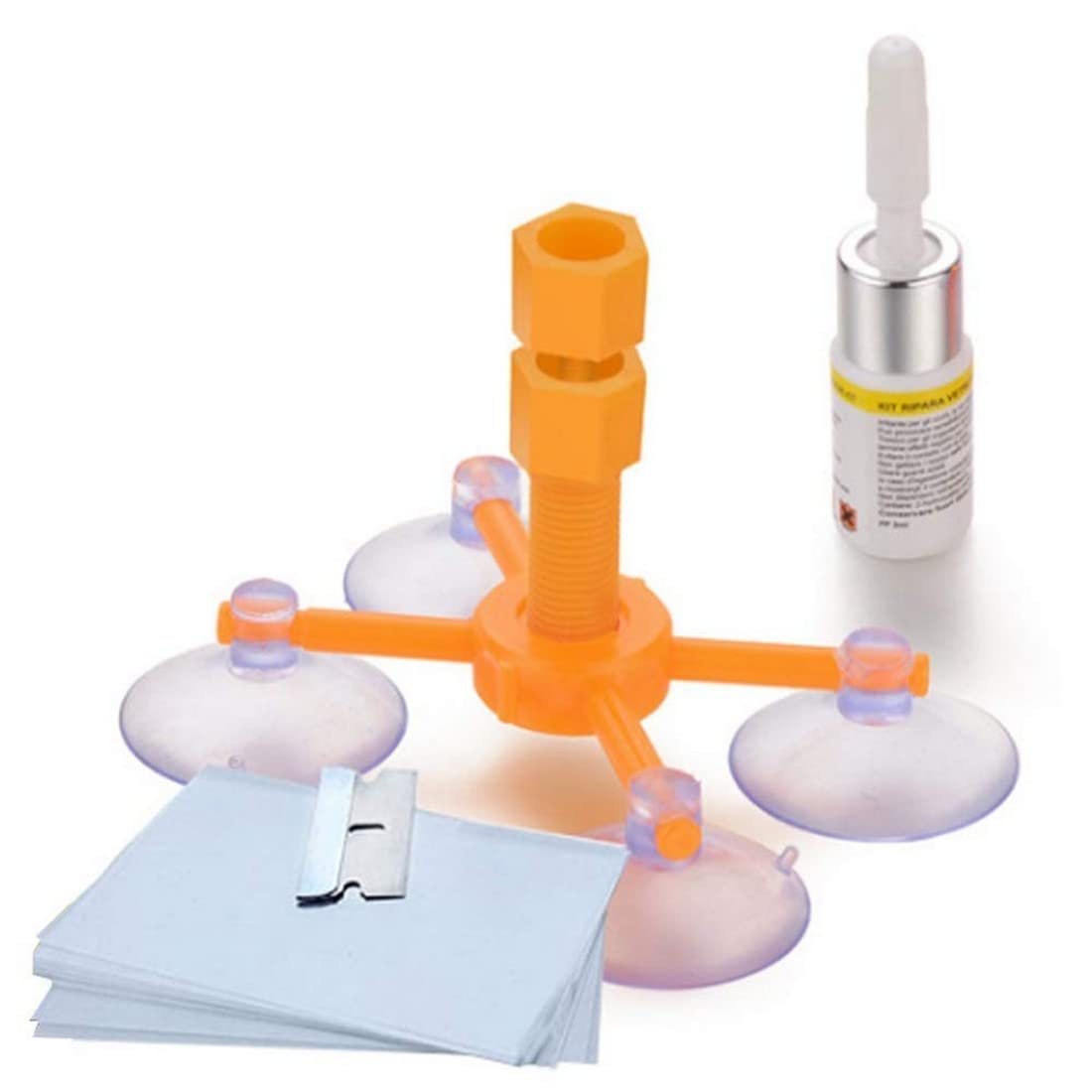 Auto Windshield Repair Kit, Do it Yourself Windshield Tool with Windshield Repair Resin for Repairing Car Glass Windshield Crack Chips.