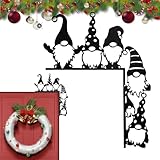Créez une ambiance : dotée d'un nain de Noël fantaisiste, notre décoration de cadre de porte imprègne instantanément votre maison d'une ambiance . Transformez votre porte en un paradis qui rayonne l'des fêtes et offre un accueil chaleureux et festif à vos invités.