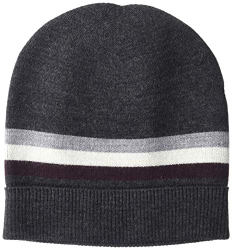 Amazon Brand - Goodthreads Men's Merino Wool Beanie, Charcoal, One Size