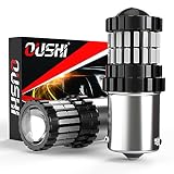 OUSHI BAU15S LED Brake Light Bulbs, Canbus Brilliant Red 300% Brightness 2600Lm, PY21W 7507 1156 115