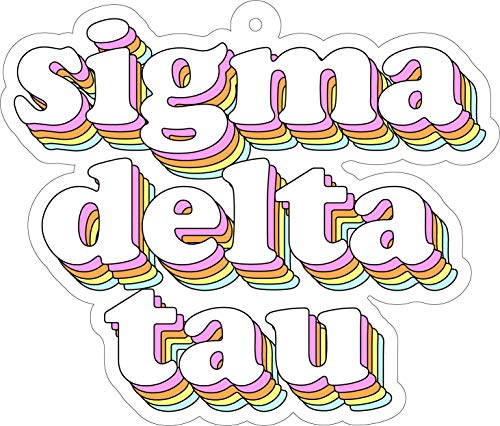 Image of Sigma Delta Tau - Retro Air Freshener - 2 /Pack