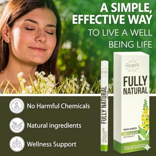 Image of Herbal Diffuser | Natural Mullein & Thyme Botanical Extract | Plant-Based Wellness | 600 Series - 5-Pack