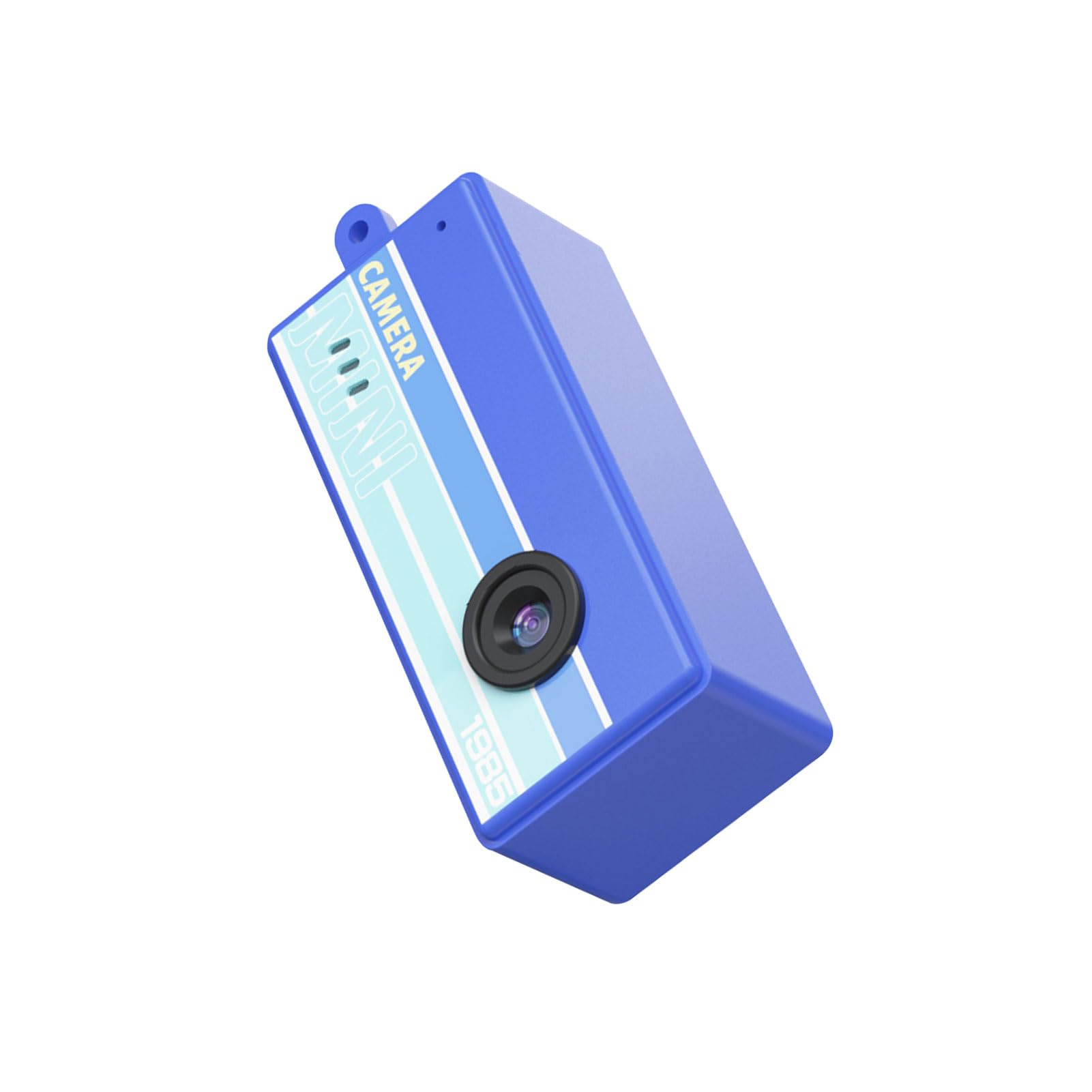 Dpofirs Mini Fotocamera Portachiavi, Fotocamere Digitali retrò HD 1080P da 12 MB, Piccola Fotocamera Portatile con Schermo da 0,96" per la Registrazione di Studi di Viaggio, Grandangolo (BLUE)
