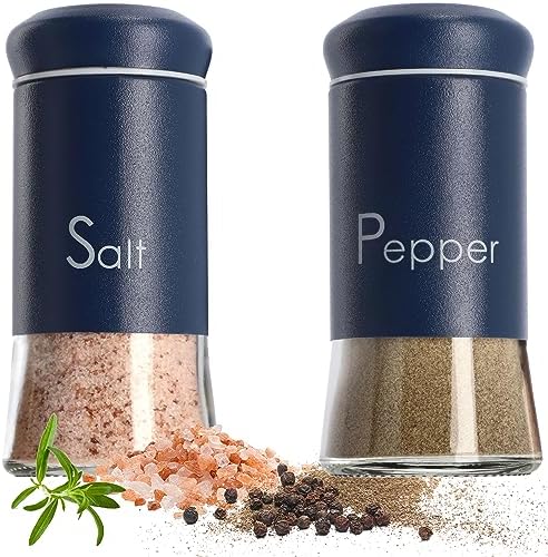 FMprofessional Salz- Und Pfefferstreuer 50 Ml - Glas Mit Edelstahl