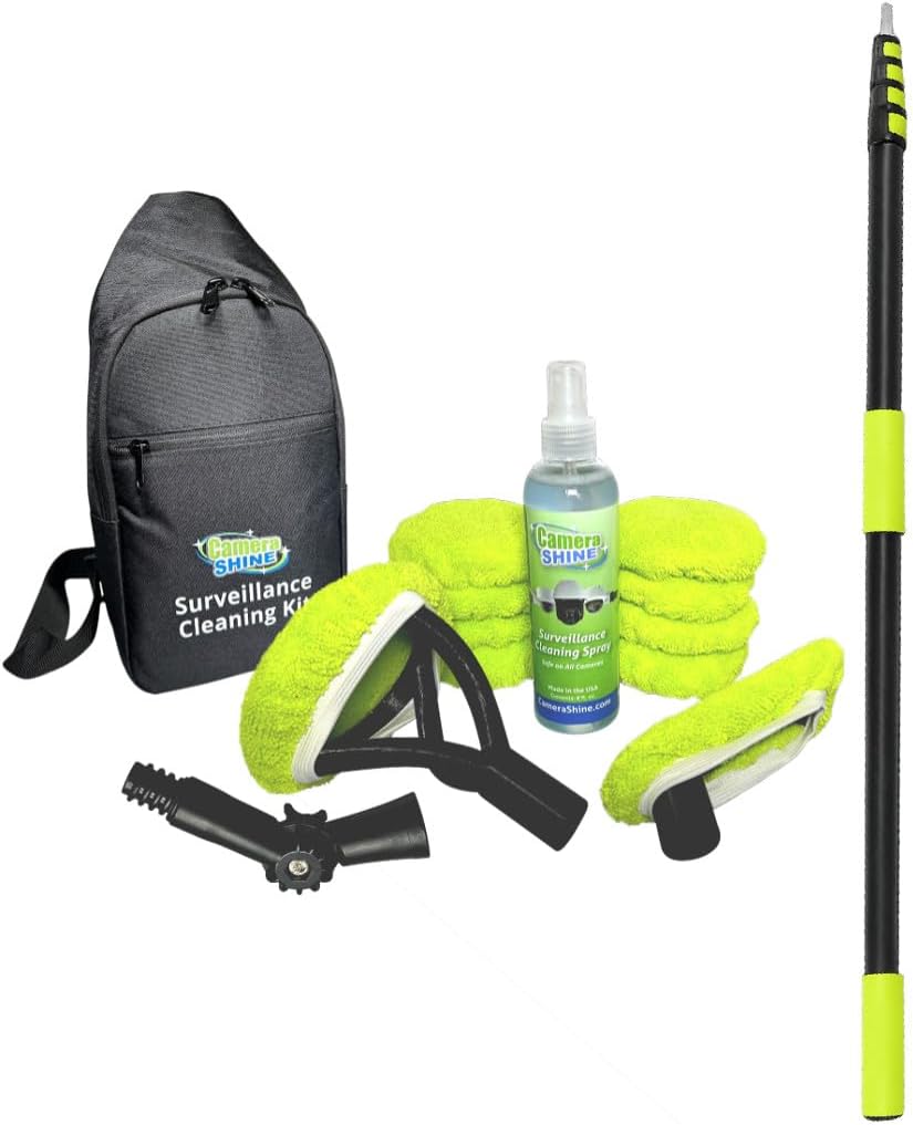 PRO 24 FT Security Camera Cleaning Kit with Extension Pole