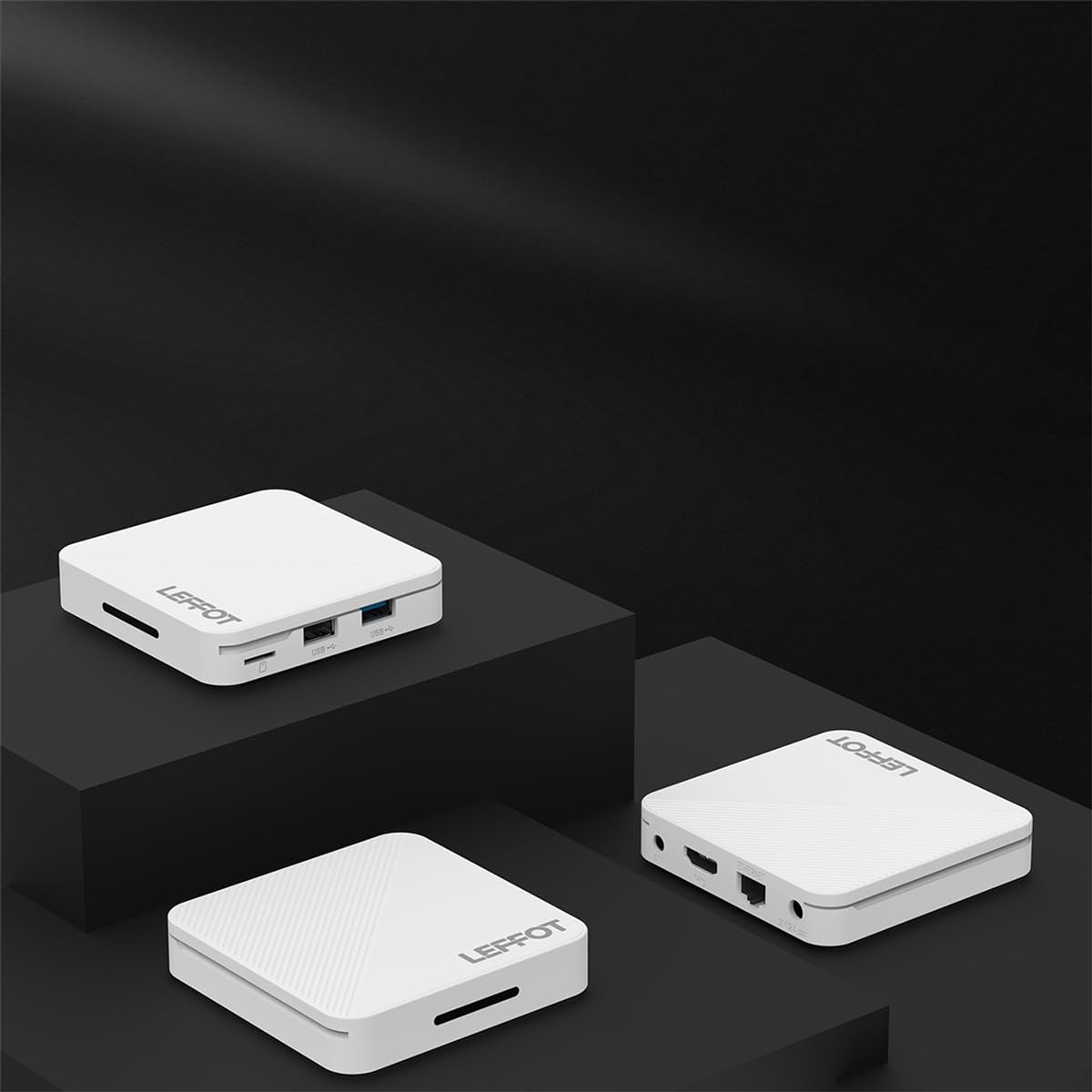Android 14.0 TV Box 2026, LEFFOT 4K UHD TV Streaming Box, 2GB RAM 16GB ROM | IP-TV Box, Unterstützung Sprachsteuerung, 2.4G & 5G WiFi 6, BT 5.4, USB 3.0, 100M Ethernet, RK3518 Quad-Core A53
