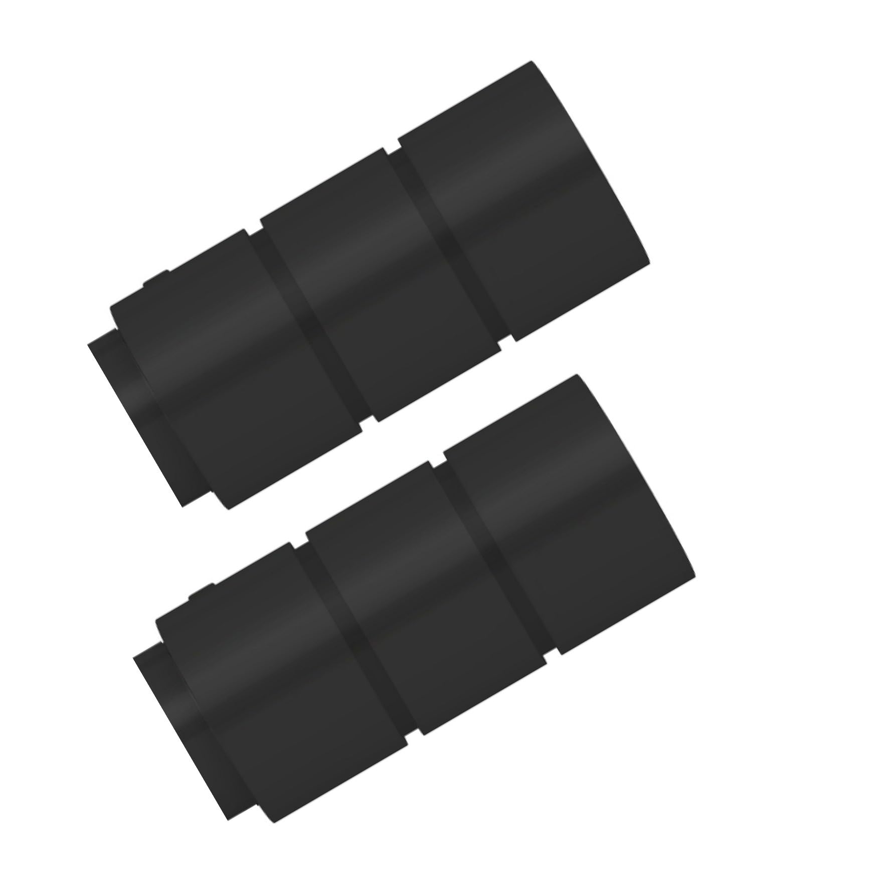 Curtain Pole Finials Pole Ends, Swish Elements, BROOKLYN, for 28mm Poles (Black)
