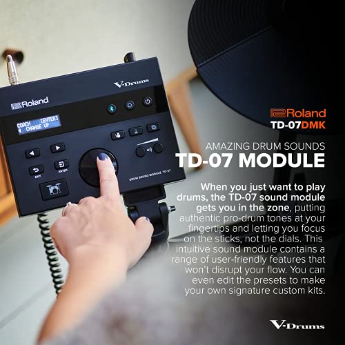 Kit électronique V-Drums TD-07DMK Roland – Un kit tout en peaux Mesh double couche, doté d’une expressivité et d’une… - Les Beatles, Paul McCartney, John Lennon, RIngo Starr, George Harrison Kit électronique V-Drums TD-07DMK Roland – Un kit tout en peaux Mesh double couche, doté d'une expressivité et d'une… – Image 5