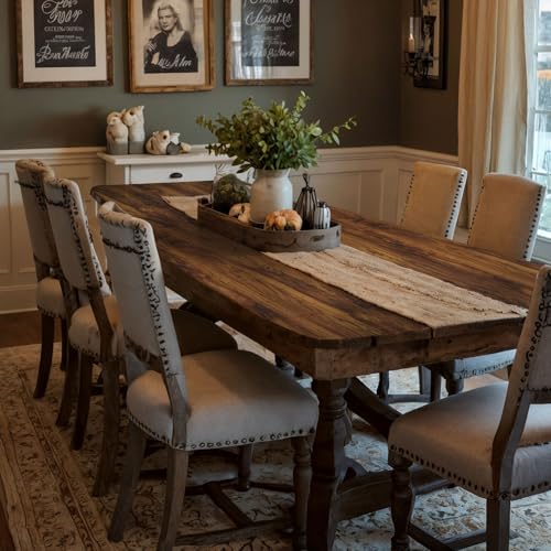 Papier peint marron grain de bois rustique Dimoon 994x34 cm pour table - 3