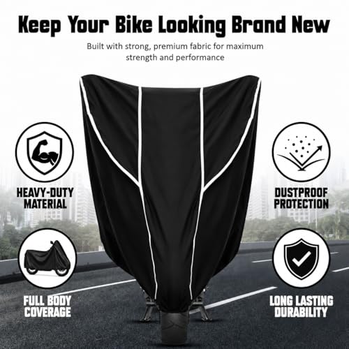 Image of Bike Cover for S1 Pro 100% Waterproof, Dustproof & Scratch Resistant| Fully Bottom Elastic UV Resistant Heavy Duty Body Cover | All Weather Outdoor Use