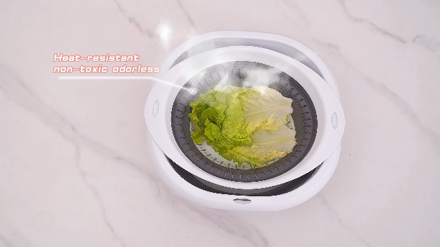 Siliconen Pasta-afdruiprek, Lekvrije Siliconen Pasta-afvoermand, Inzetstuk Voor Vergiet, Klikbare Siliconen Zeef, Waterstopperzeef, Opklikbaar