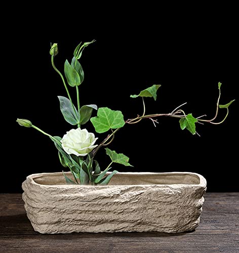 Japanese Ceramic Ikebana Flower Vase Flower Arranging Supplies,Flower Arrangement Container for Ikebana Vase & Round Flower Frog A19
