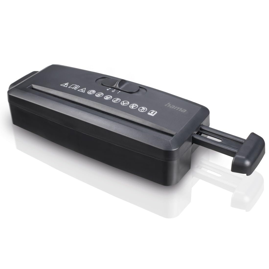 Hama Aktenvernichter Einzug Aktenvernichter professionell Home Office (Streifenschnitt, Schredder, elektrisch, Aktenvernichte