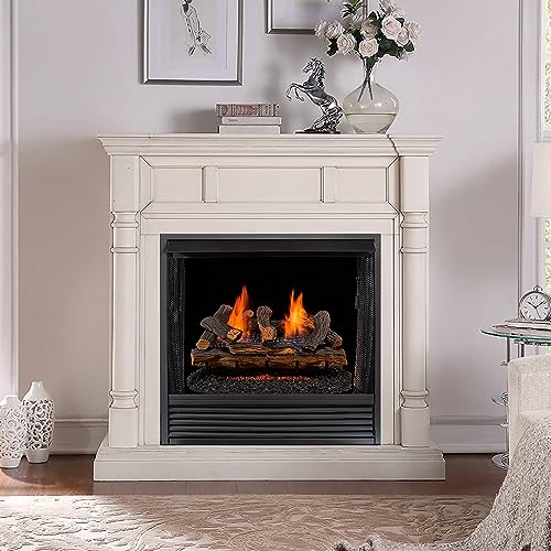Duluth Forge DLS-24R-1-AZ Dls-24R-1 Dual Fuel Ventless Fireplace Logs Set With Remote Control, Use With Natural Gas Or Liquid Propane thumb #6